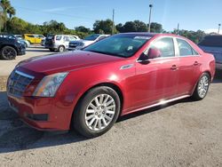 Salvage cars for sale at Riverview, FL auction: 2010 Cadillac CTS Luxury Collection