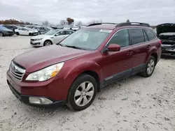 Salvage cars for sale at West Warren, MA auction: 2011 Subaru Outback 2.5I Premium