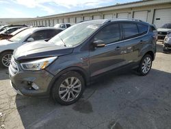 Ford Vehiculos salvage en venta: 2017 Ford Escape Titanium