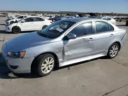 Salvage cars for sale at Grand Prairie, TX auction: 2015 Mitsubishi Lancer ES