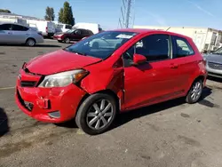 Salvage cars for sale at Hayward, CA auction: 2014 Toyota Yaris