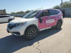 Salvage cars for sale at Wilmer, TX auction: 2016 Honda CR-V SE