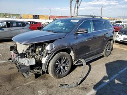 Toyota salvage cars for sale: 2019 Toyota Highlander LE