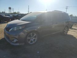 Salvage cars for sale at Chicago Heights, IL auction: 2012 Toyota Sienna Sport