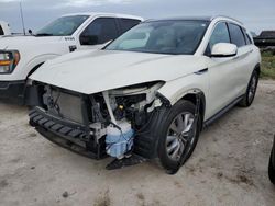 Salvage cars for sale at Arcadia, FL auction: 2019 Infiniti QX50 Essential