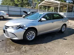 Salvage cars for sale at Austell, GA auction: 2016 Toyota Camry LE