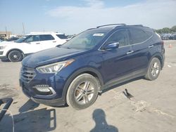 Salvage cars for sale at Grand Prairie, TX auction: 2018 Hyundai Santa FE Sport