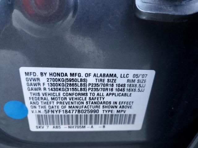 2007 Honda Pilot EX