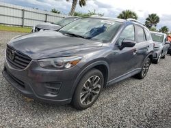 Salvage cars for sale at Riverview, FL auction: 2016 Mazda CX-5 GT