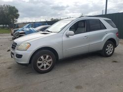 Salvage cars for sale at Apopka, FL auction: 2007 Mercedes-Benz ML 350