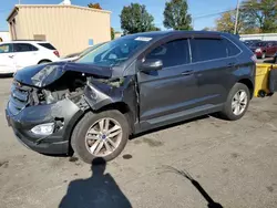 Salvage cars for sale at Moraine, OH auction: 2018 Ford Edge SEL