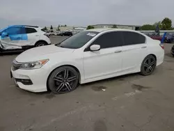 Salvage cars for sale from Copart Bakersfield, CA: 2017 Honda Accord Sport Special Edition