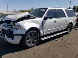 Vehiculos salvage en venta de Copart Denver, CO: 2015 Ford Expedition EL Platinum