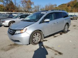 2015 Honda Odyssey EXL en venta en Ellwood City, PA