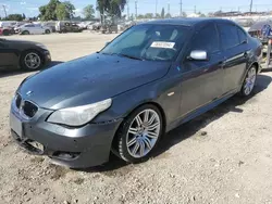 Salvage cars for sale at Los Angeles, CA auction: 2008 BMW 550 I