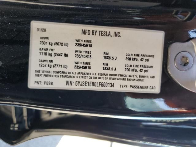 2020 Tesla Model 3