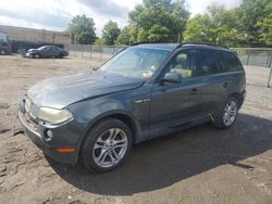 Salvage cars for sale at Baltimore, MD auction: 2007 BMW X3 3.0SI