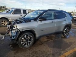 Salvage SUVs for sale at auction: 2022 Jeep Compass Limited