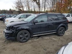 Salvage cars for sale at Candia, NH auction: 2018 Dodge Journey Crossroad