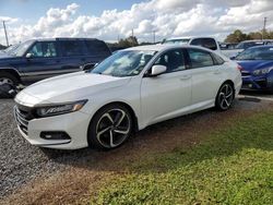 Honda salvage cars for sale: 2018 Honda Accord Sport