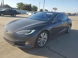 Salvage cars for sale at Oklahoma City, OK auction: 2016 Tesla Model S