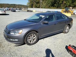 Salvage cars for sale from Copart Concord, NC: 2012 Volkswagen Passat SEL