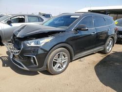 Carros salvage sin ofertas aún a la venta en subasta: 2018 Hyundai Santa FE SE Ultimate