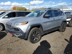 Jeep salvage cars for sale: 2017 Jeep Cherokee Trailhawk