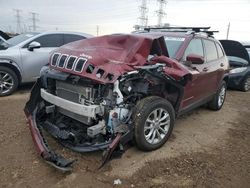 Salvage cars for sale from Copart Elgin, IL: 2020 Jeep Cherokee Latitude