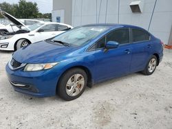 Flood-damaged cars for sale at auction: 2015 Honda Civic LX