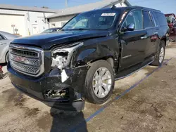 Salvage cars for sale at Pekin, IL auction: 2015 GMC Yukon XL K1500 SLT