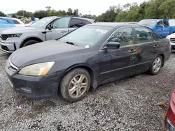 Flood-damaged cars for sale at auction: 2007 Honda Accord EX