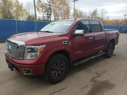 Salvage cars for sale at Moncton, NB auction: 2017 Nissan Titan SV