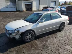 Salvage cars for sale at Woodburn, OR auction: 1998 Honda Accord EX