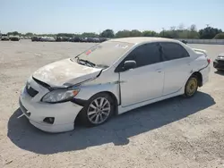 Salvage cars for sale at San Antonio, TX auction: 2010 Toyota Corolla Base