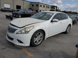 Infiniti salvage cars for sale: 2010 Infiniti G37 Base