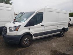 Salvage trucks for sale at Dyer, IN auction: 2020 Ford Transit T-250