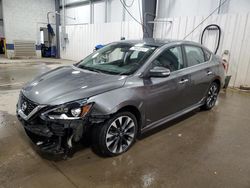 Nissan salvage cars for sale: 2019 Nissan Sentra S