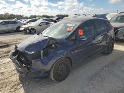 Salvage cars for sale from Copart New Braunfels, TX: 2016 Ford Fiesta SE