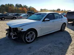 Salvage cars for sale at Mendon, MA auction: 2016 BMW 528 XI