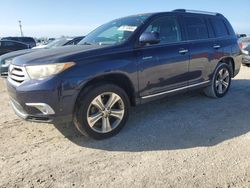 Salvage cars for sale at Arcadia, FL auction: 2012 Toyota Highlander Limited