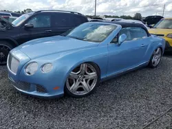 Flood-damaged cars for sale at auction: 2014 Bentley Continental GTC