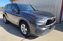 Salvage cars for sale at Grand Prairie, TX auction: 2021 Toyota Highlander L