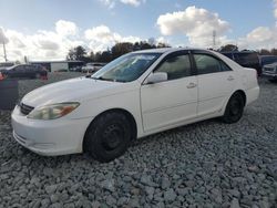 Salvage cars for sale at Mebane, NC auction: 2002 Toyota Camry LE