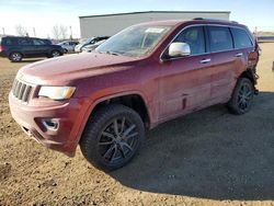 Salvage cars for sale from Copart Rocky View County, AB: 2015 Jeep Grand Cherokee Overland