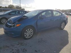 Salvage cars for sale at Orlando, FL auction: 2012 Honda Civic EX