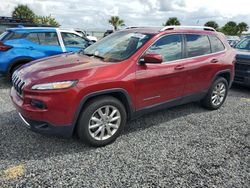 Salvage cars for sale at Riverview, FL auction: 2015 Jeep Cherokee Limited