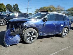 Salvage cars for sale at Moraine, OH auction: 2021 Nissan Rogue SL