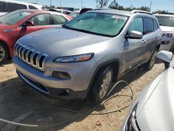 Carros salvage para piezas a la venta en subasta: 2016 Jeep Cherokee Limited