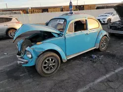 Volkswagen salvage cars for sale: 1968 Volkswagen Beetle